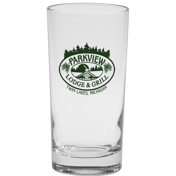 Rush order Custom imprinted beverage glass