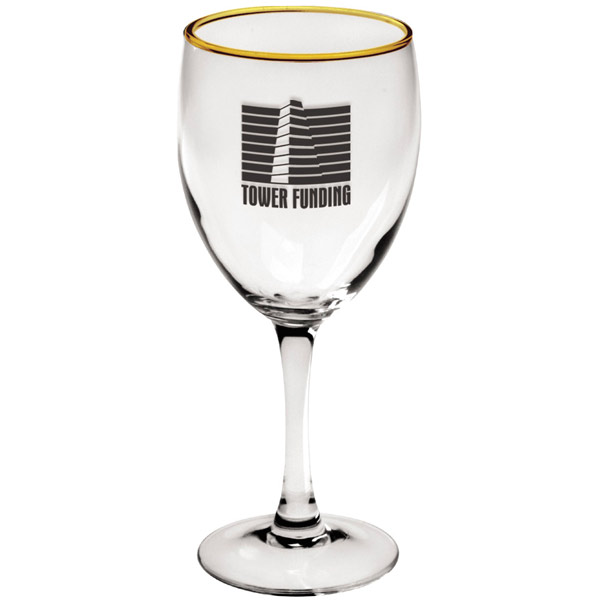Imprinted Wine Goblets