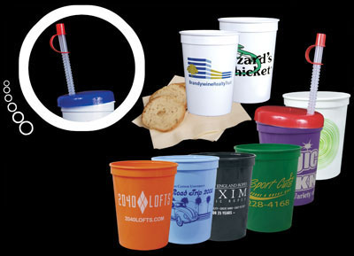 Custom Imprinted Plastic Stadium Cups